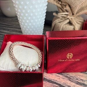 House of Harlow 1960 Gold and Silver Tone Bracelet